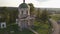 Aerial Medieval Churchk in Ukraine