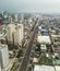 Aerial of the Metro Manila Skyway, an elevated highway along Makati