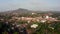 Aerial morning view town of Kulim, Kedah, Malaysia.