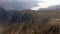 Aerial Mountain And Clouds Over Peru South America