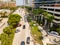 Aerial news photo rain flood aftermath in Downtown Fort Lauderdale FL