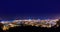 Aerial night Santa Cruz de Tenerife Canary Islands