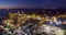 Aerial night view of Destin, Florida