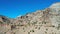 Aerial Nine Mile canyon desert mountain Utah 4K