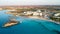 Aerial Nissi beach, Ayia Napa, Cyprus