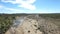 Aerial of a Northern Arizona Desert Wash