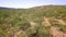 Aerial northern Namibia landscape