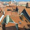 Aerial of the old town of Bamberg