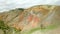 Aerial of an out of this world scenery stunning rock formation desert with red rocks. Looks like planet Mars