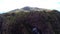 Aerial over Diamond Head in Honolulu, Hawaii