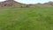 Aerial over a sheepfold in the wild Balkan mountains