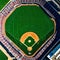 Aerial overhead view of a Baseball game