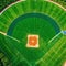 Aerial overhead view of a Baseball game