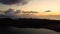 Aerial pan clip of a stunning sunrise near Corralejo Fuerteventura
