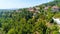 Aerial Pano Platres village, Limassol, Cyprus