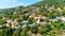 Aerial Pano Platres village, Limassol, Cyprus