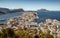 Aerial panorama of Alesund city