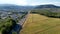 Aerial Panorama of D430 Road passing near Daweid Cornfields: Contested Transition from Agriculture to Activity Zone in Soultz-Haut