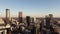 Aerial panorama Downtown Atlanta GA USA