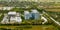 Aerial panorama FBI Miramar FL building Federal Bureau of Investigation