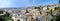 Aerial panorama of Genoa, Italy