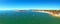Aerial Panorama from the harbor from Portimao in the Algarve Portugal