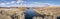 Aerial panorama of Horsetooth Reservoir