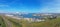 Aerial panorama from industry in the harbor from Rotterdam in the Netherlands