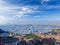 Aerial panorama of Jodhpur - the blue city, India