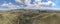 Aerial panorama of Lozenitsa Village, Bulgaria