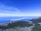 Aerial panorama of Mirovo, northern Velebit National park