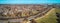 Aerial panorama of Mulgrave suburb.