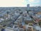 Aerial panorama of nicosia city