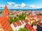 Aerial panorama of Nuremberg, Germany