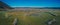 Aerial panorama of Planinsko polje