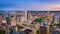 Aerial panorama of Providence, Rhode Island