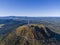 Aerial panorama of Puy de Dome volcano in France