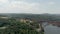 Aerial panorama shooting of the Viaduc de Garabit in France