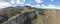 Aerial panorama of Skaklya Waterfall near village of Zasele, Bulgaria