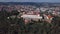 Aerial panorama of Spilberk Castle, Brno