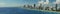 Aerial panorama Sunny Isles Beach FL