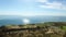 Aerial panorama of sunny Malibu