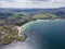 Aerial panorama town of Ahtopol, Bulgaria