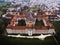 Aerial panorama view of former baroque Benedictine Abbey monastery cloister in Wiblingen Ulm Baden Wurttemberg Germany