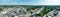 Aerial panorama view of Ingersoll, Ontario, Canada