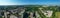 Aerial panorama view of Milton, Ontario, Canada