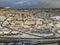 The aerial panorama view of the streets, buildings, and residential areas of the Ulan-Ude, Republic of Buryatiya, Russia.