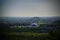 Aerial panorama view to Faisal Mosque in Islamabad, capital of Pakistan