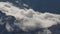 Aerial Panoramic View of Canadian Mountain covered in snow