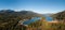 Aerial Panoramic View of Daisy Lake